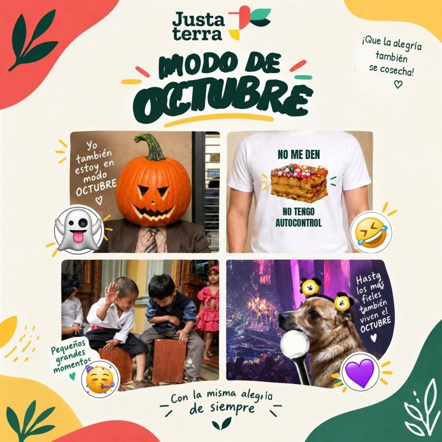 Justaterra: Modo de octubre