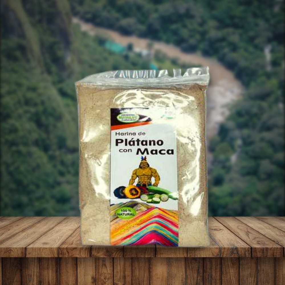 [harinamaca] Harina de plátano con maca