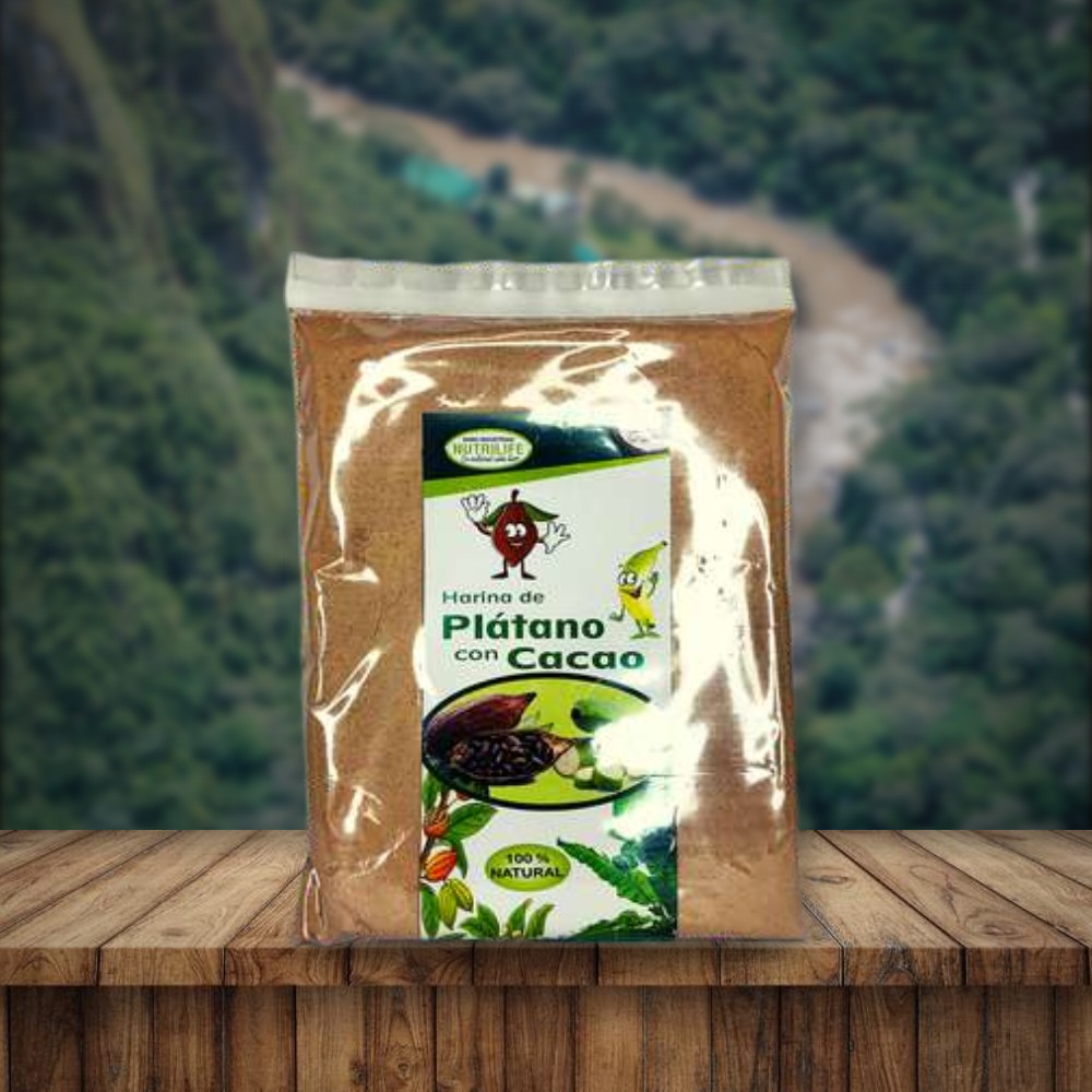 [harinacacao] Harina de plátano con cacao